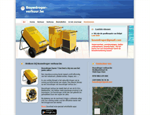 Tablet Screenshot of bouwdroger-verhuur.be